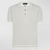 Polo in tricot di cotone con dettagli a contrasto