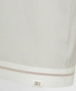 Polo in tricot di cotone con dettagli a contrasto