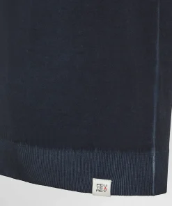 Polo in tricot di cotone tinto capo