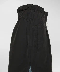 Shorts con coulisse e spacchi laterali