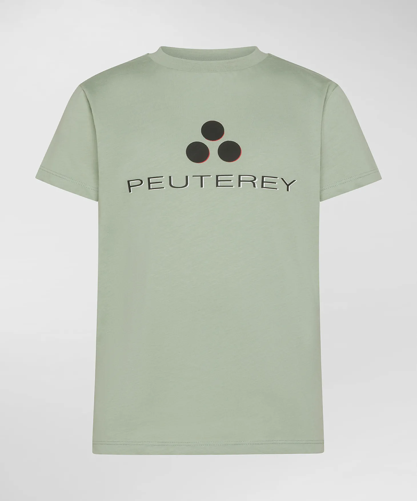 T-shirt con lettering ombreggiato in gomma