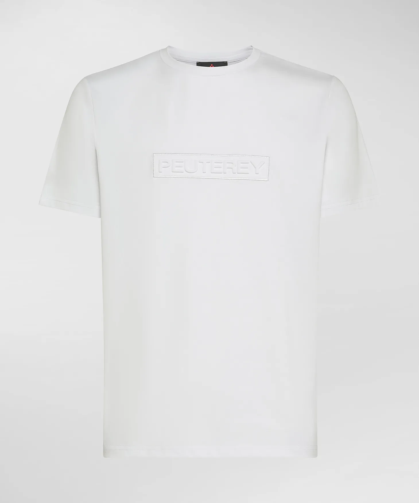 T-shirt con scritta in rilievo
