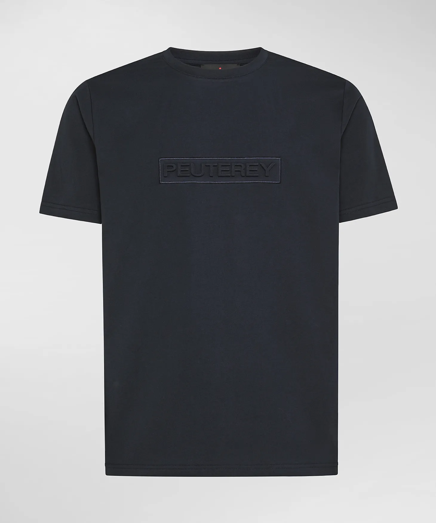 T-shirt con scritta in rilievo