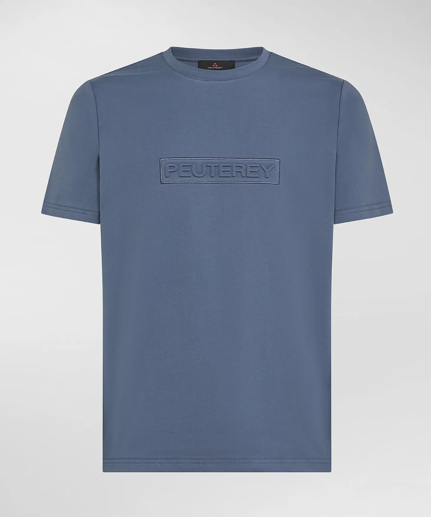 T-shirt con scritta in rilievo