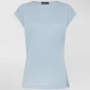 T-shirt con spacco laterale