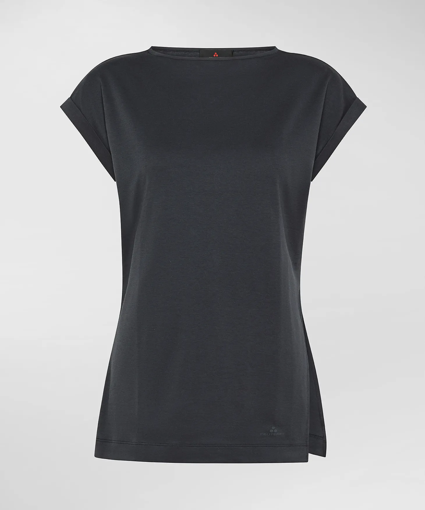 T-shirt con spacco laterale