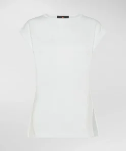 T-shirt con spacco laterale