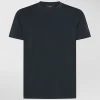 T-shirt in cotone stretch e logo stampato