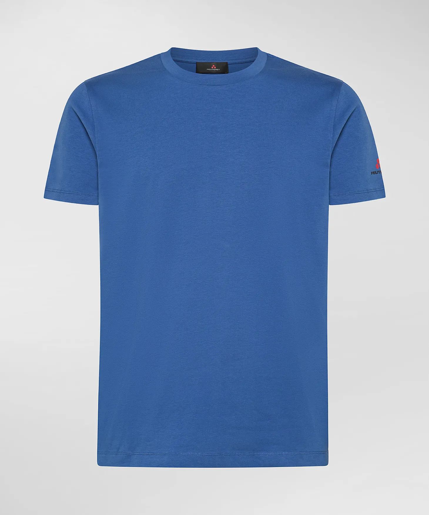 T-shirt in cotone stretch e logo stampato