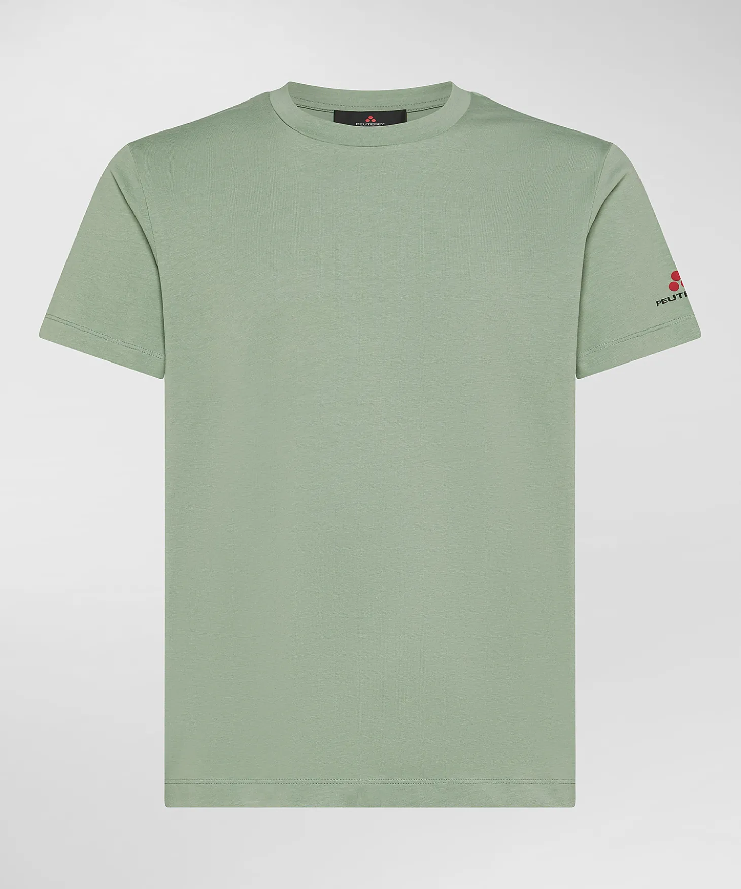 T-shirt in cotone stretch e logo stampato