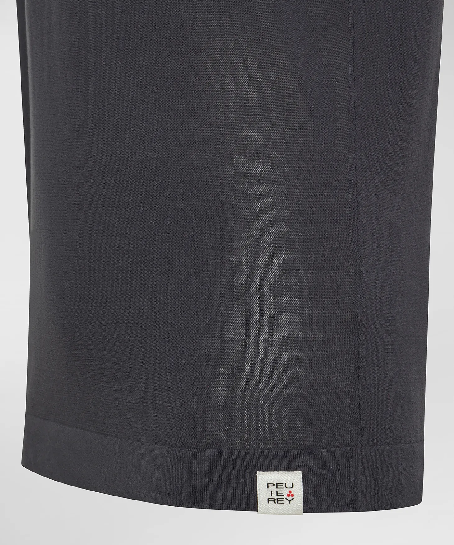 T-shirt in tricot di cotone tinto capo