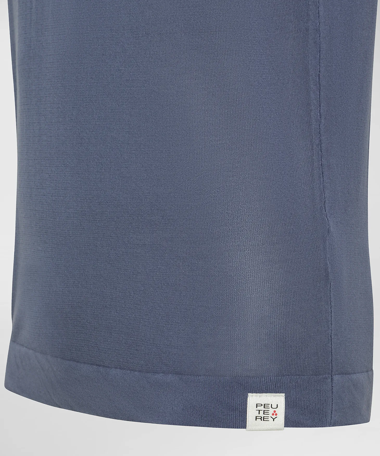 T-shirt in tricot di cotone tinto capo