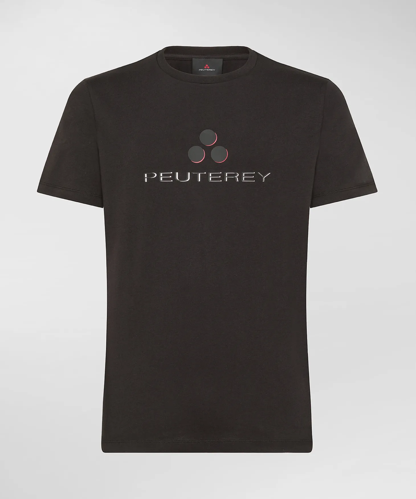 T-shirt logata di cotone