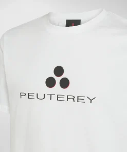 T-shirt logata di cotone