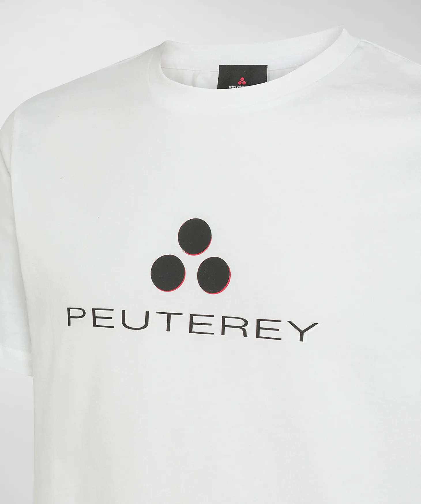 T-shirt logata di cotone
