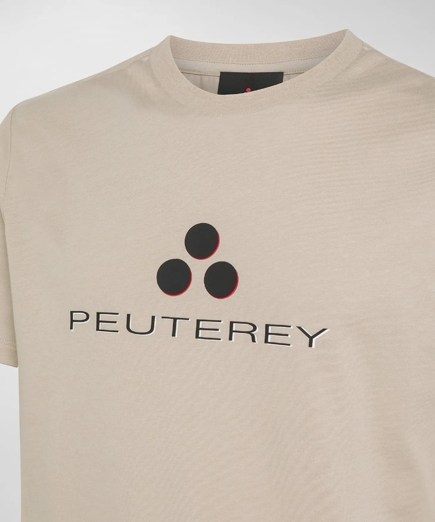 T-shirt logata di cotone